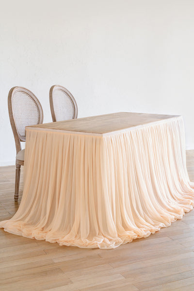 Table Skirt for Head Table/Sweetheart Table