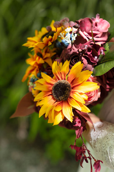 Burgundy & Marsala Designer Flower Boxes