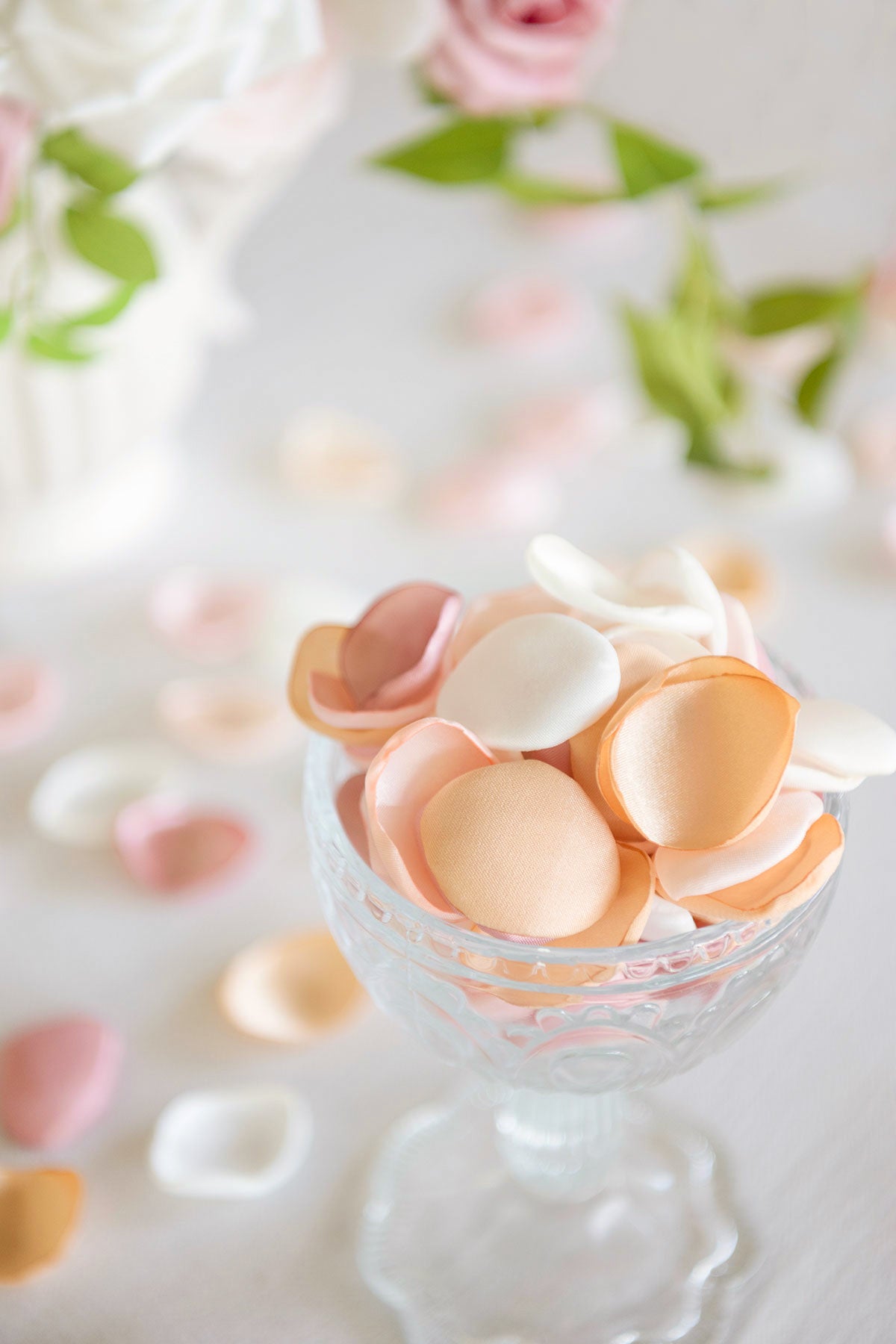 Silk Rose Petals - Rose Gold Fantasy