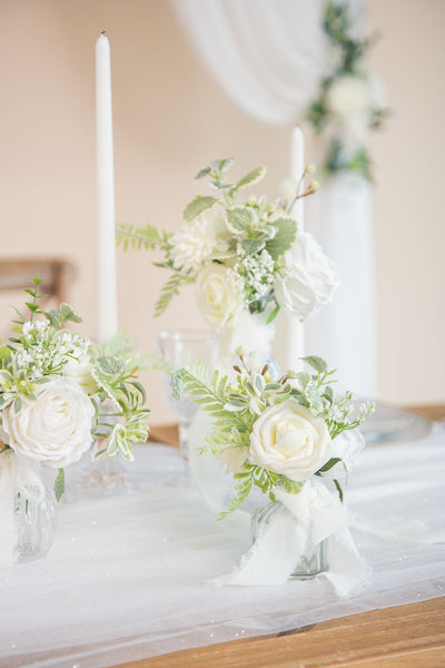 Natural White & Ivory Designer Flower Boxes