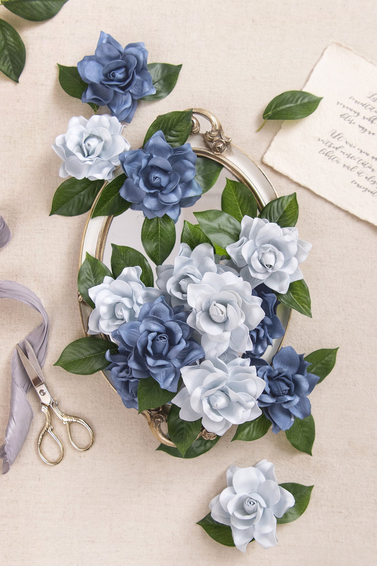 2.7" Foam Gardenia with Stem