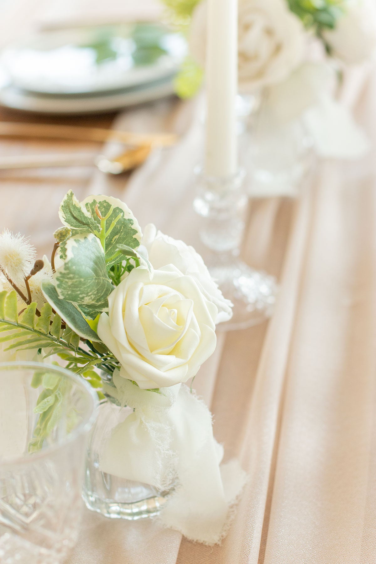 Natural White & Ivory Designer Flower Boxes