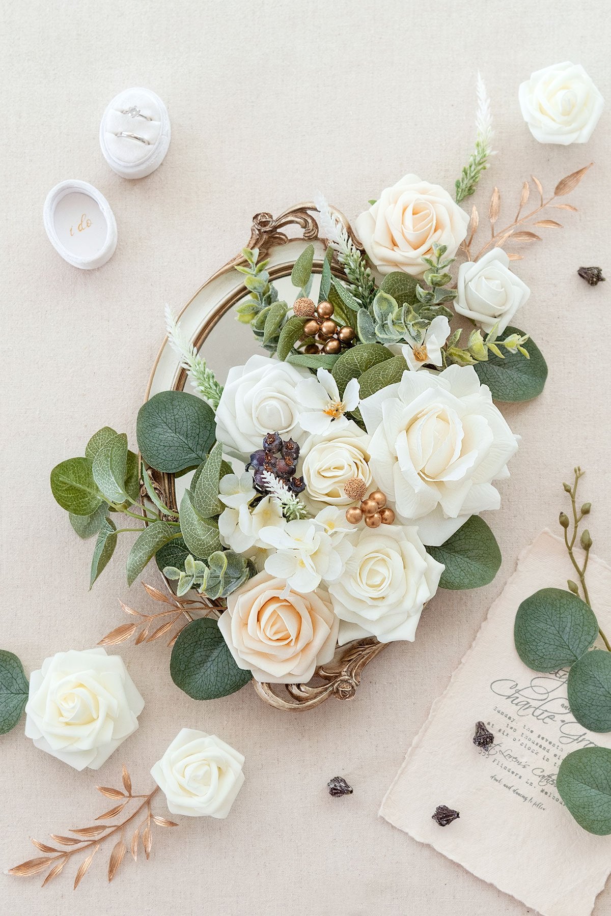 Natural White & Ivory Designer Flower Boxes