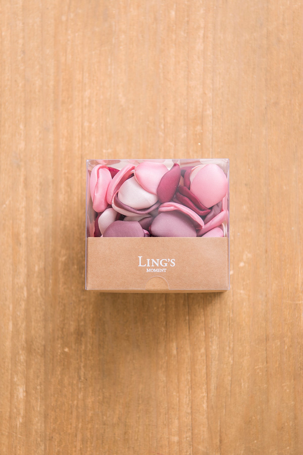 Silk Rose Petals in Blush & Pink