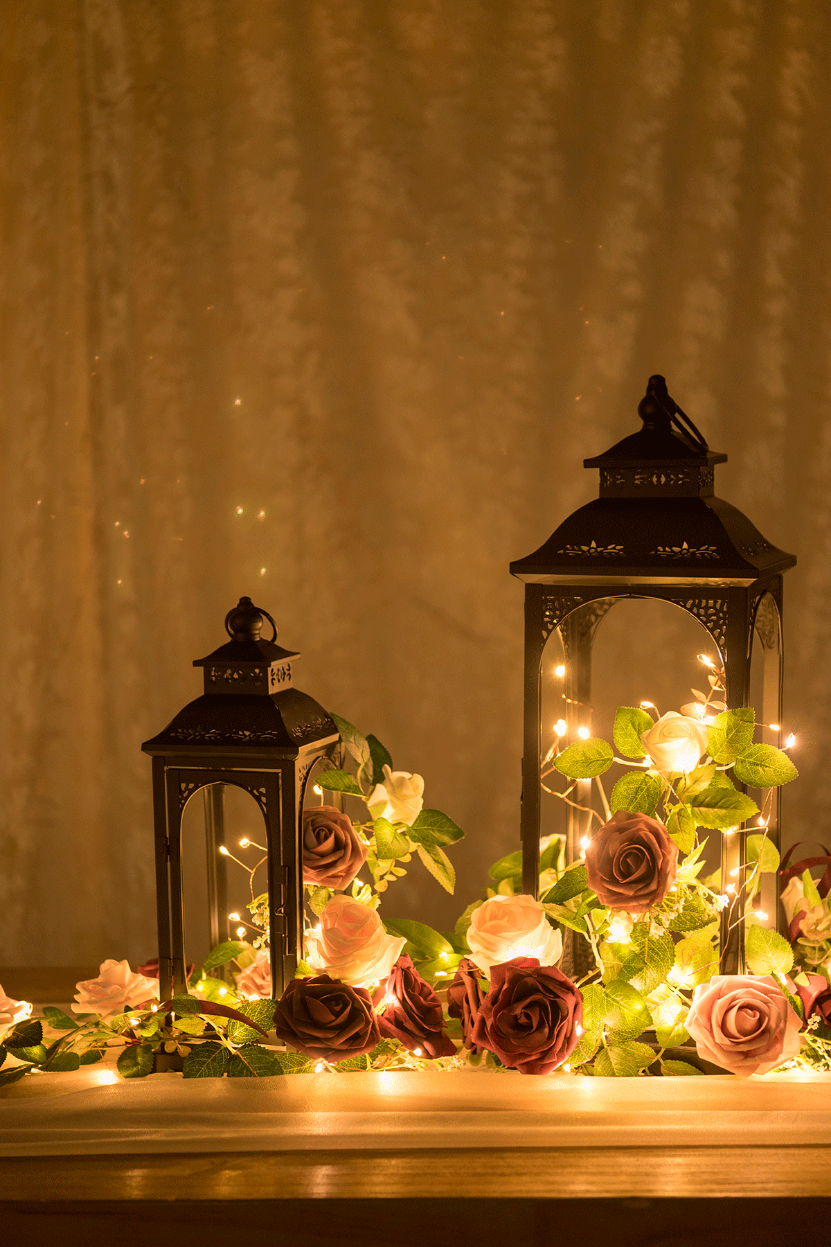 2ft Flower Garlands in Romantic Marsala