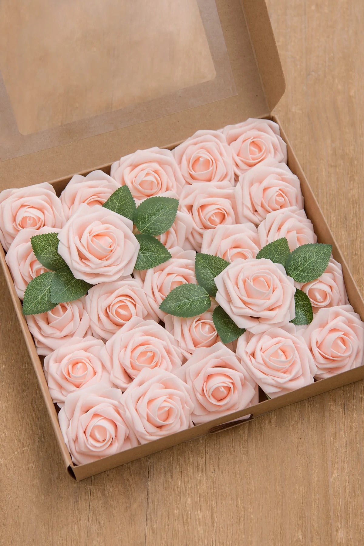 Box of 50: Artificial Rose Flower Picks, 8 Long