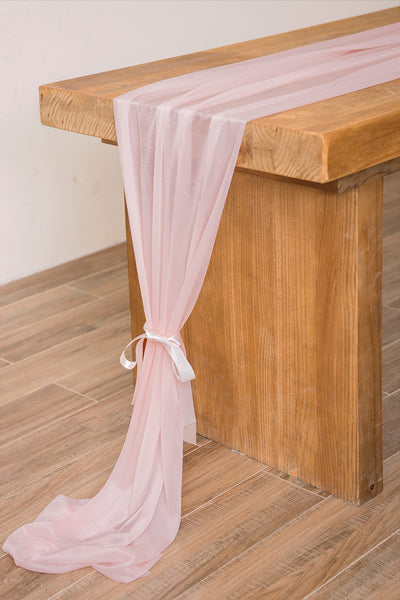 Table Linens in Blush & Cream