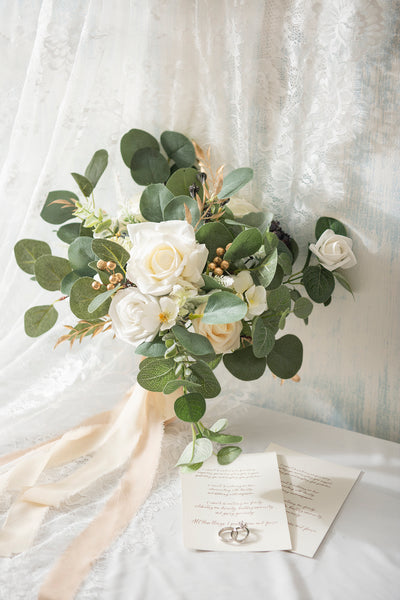 Natural White & Ivory Designer Flower Boxes